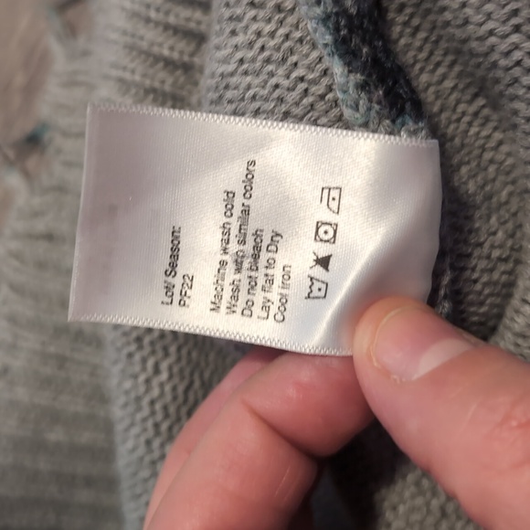 R13 Oversized Sweater - Blue Leopard - Picture 8 of 8